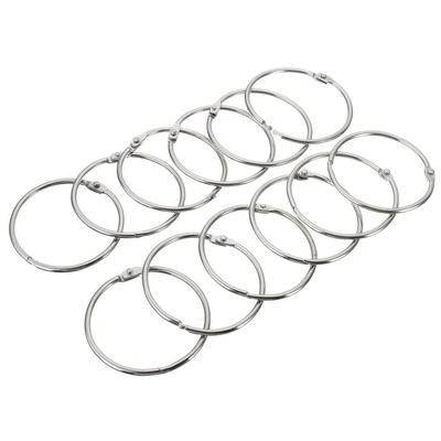 Hot Sale Round Stainless Steel Hooks Rings Shower Curtain Bathroom Tools Easy Glide