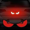 1 Pair Decorative Reflective Stickers Car Motorcycle Devil Eye Reflector Stickers Motorbike Scooter Decoration Accessory