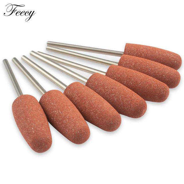 

7 шт. фрезы для маникюра силиконовые сверла для ногтей для маникюрной машины фрезы для удаления гель-лака буферные файлы