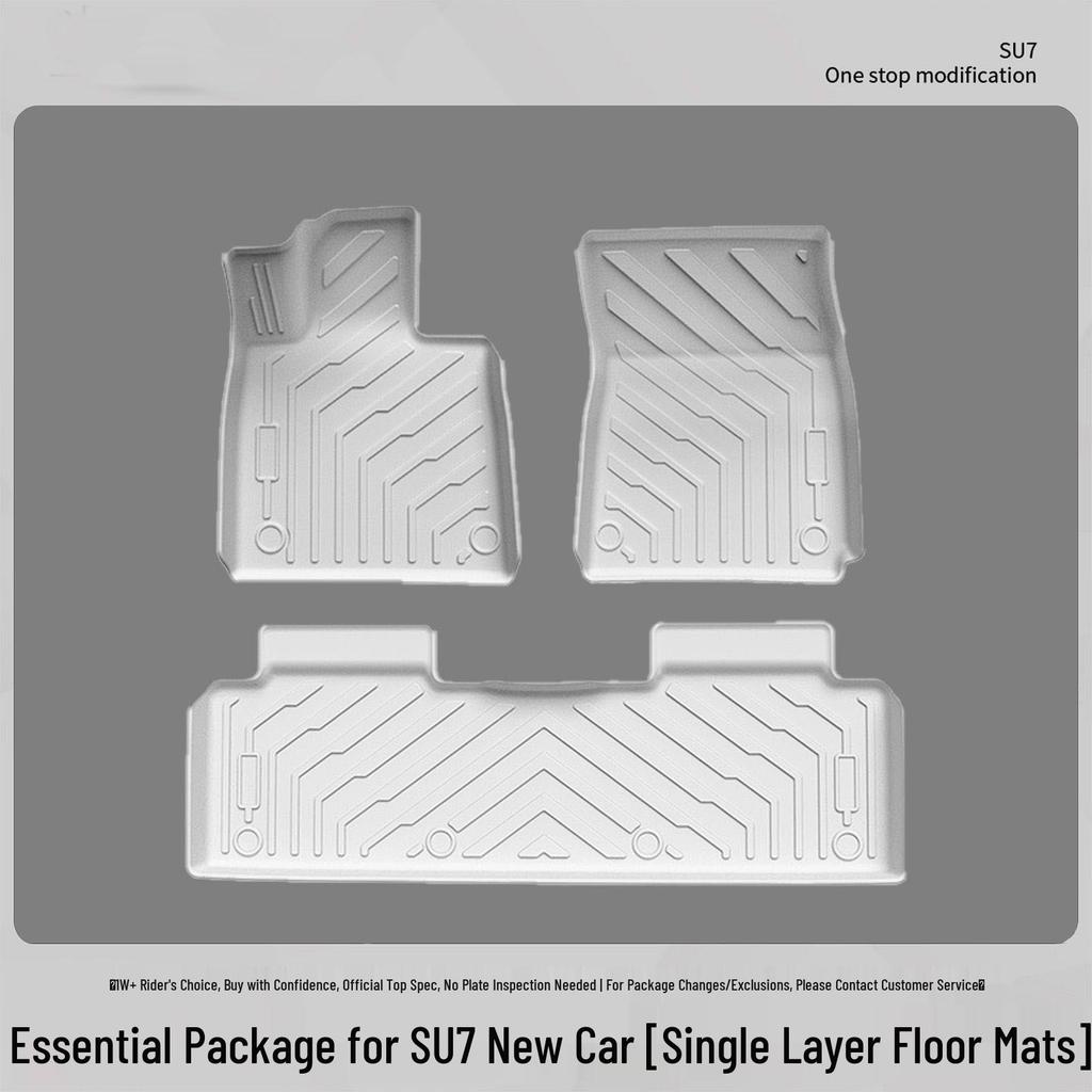 Xiaomi SU7 TPE Autoteppiche - Rutschfest, Verschleißfest Innenraum Teppich Zubehör