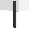 Highboard White 69.5 x 34 x 180 cm Particleboard