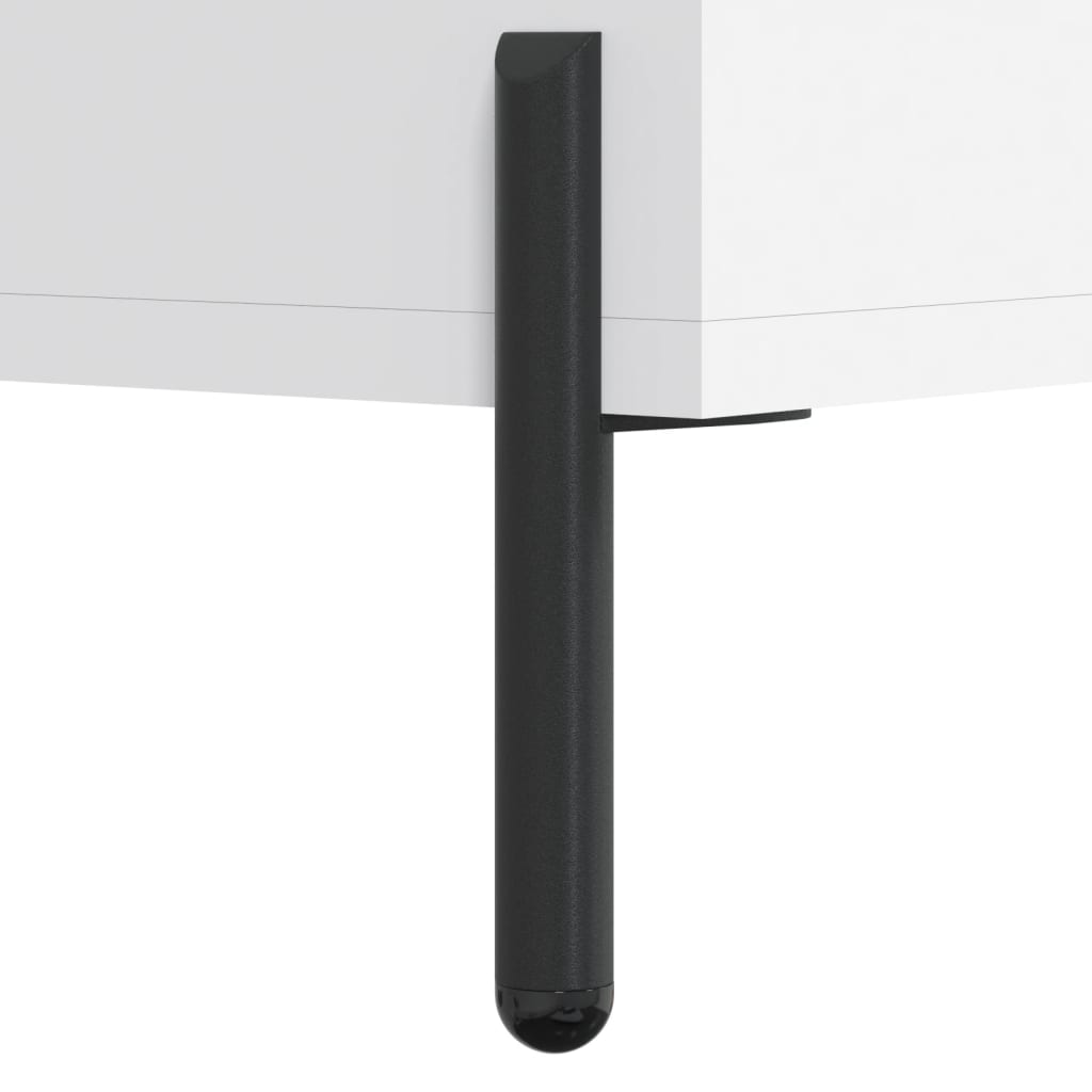 Highboard White 69.5 x 34 x 180 cm Particleboard