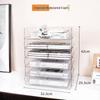 Acrylic Multi-Layer A4 Desktop Document Organizer - Transparent Stackable File Holder