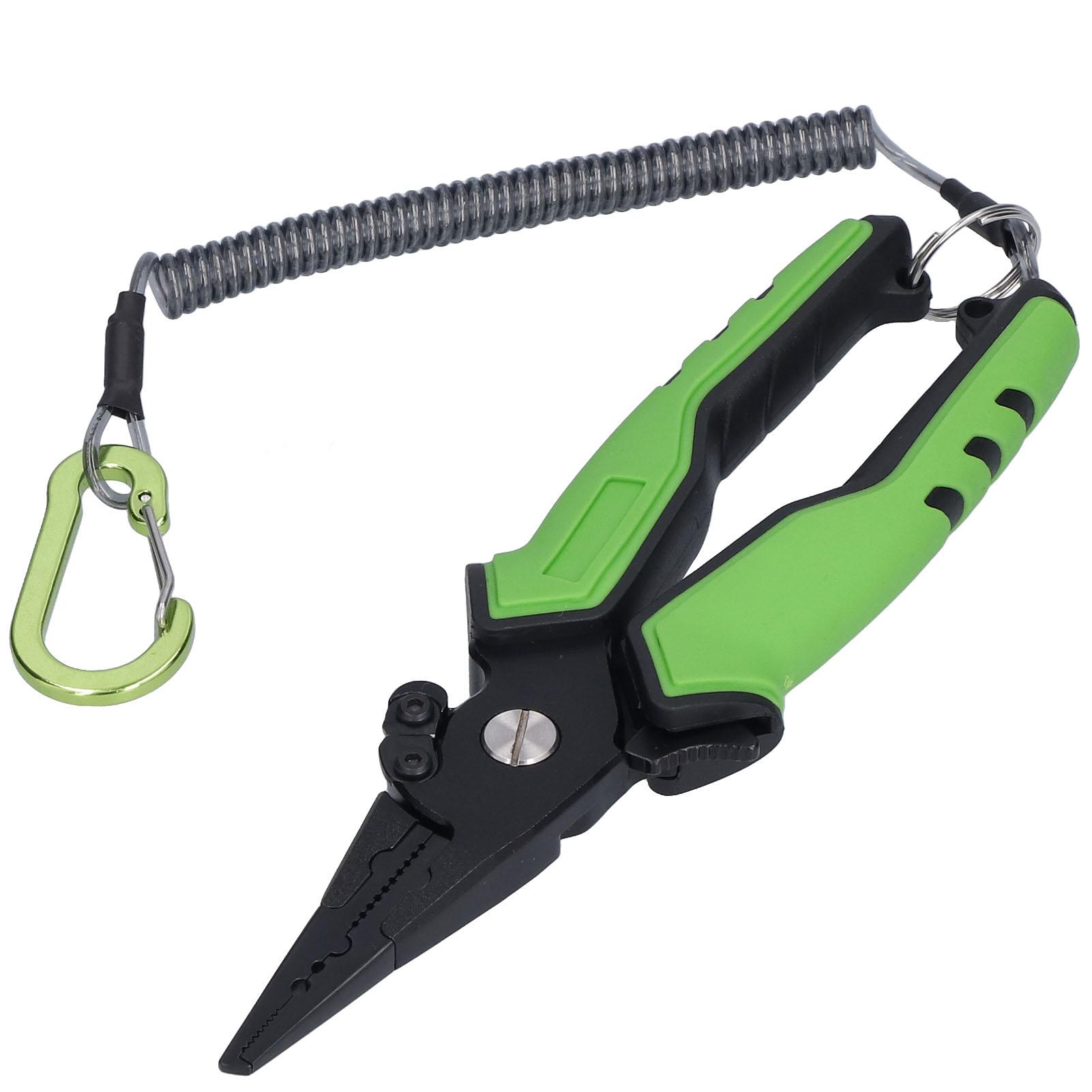 Рыболовные плоскогубцы Алюминиевый сплав Рыболовные ножницы Многофункциональный Кусачки для лески Съемники крючков