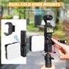 BRDRC Pocket 3 Extension Adapter, Dual Cold Shoe Mount Camera Extender Frame for DJI Osmo Pocket 3 Creator Combo Handle Accessories for Microphone,