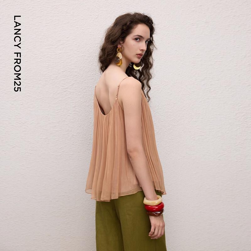 Elegant V-Neck A-Line Chiffon Camisole