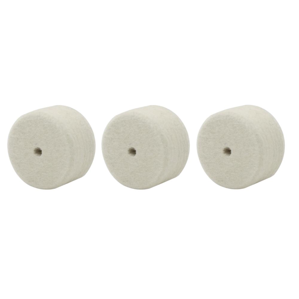 3PCS Felt Material Wool Felt Pad Hammer Head Design Drum Pedal Pad Percussion Accessory