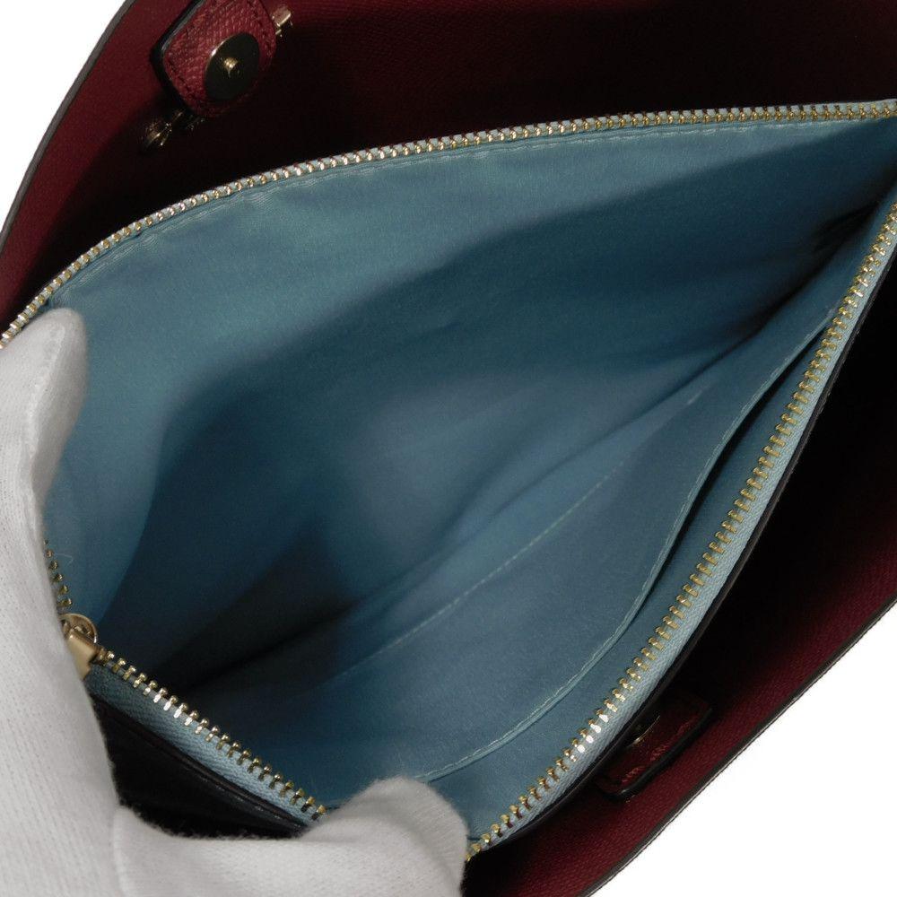 Used 9726 Molly Bucket Bag CA214 7921 Current Blue/Red 2-Way Shoulder Bag Unused Logo Metal Taupe Women's from Japan