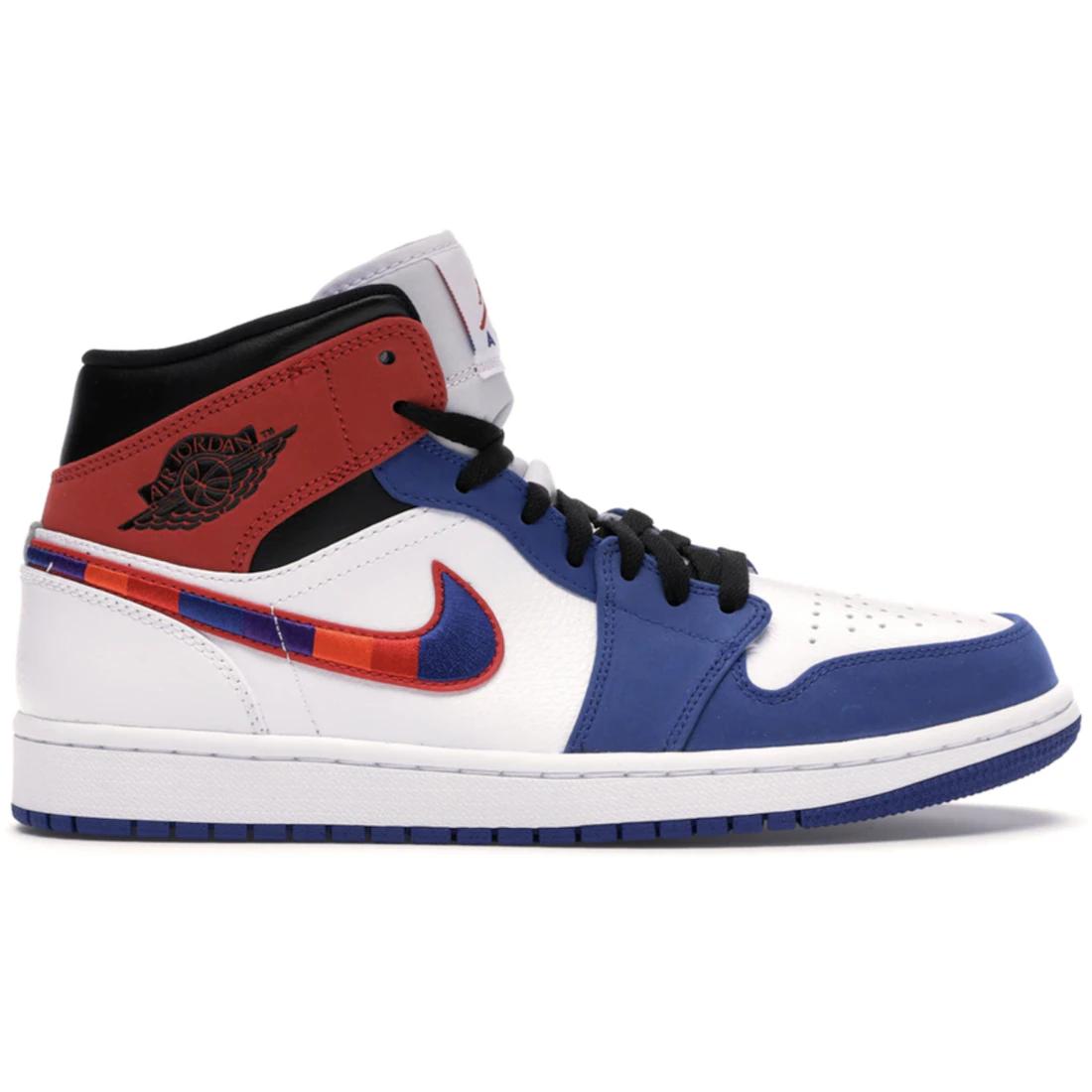 

Новые мужские баскетбольные кроссовки Jordan Air Jordan 1 Mid со средней высотой голенища, ретро, 852542-146 45.5