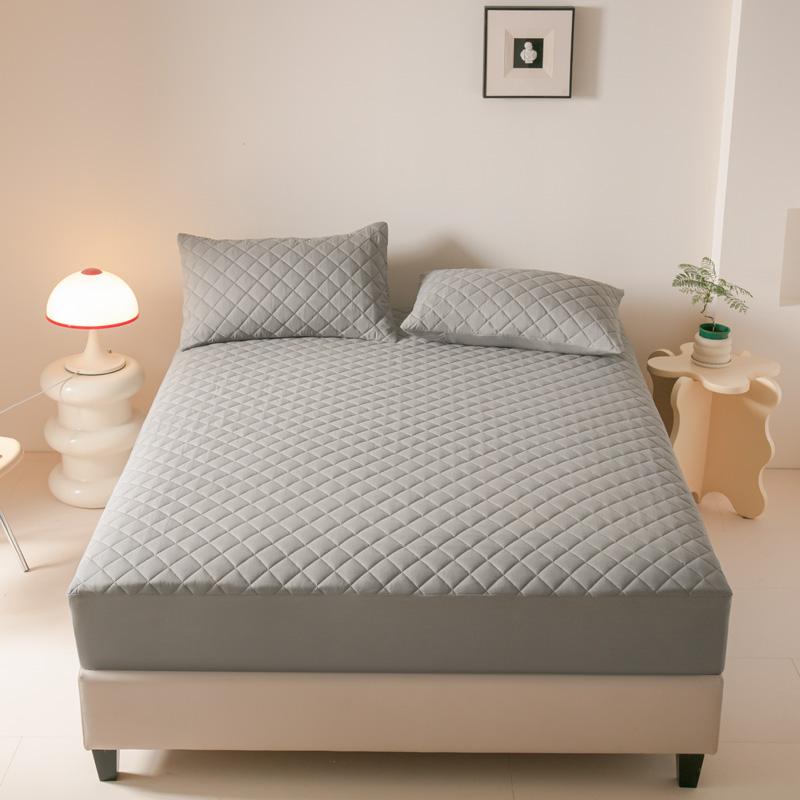 1pc 3D Air Fabric Thick Mattress Cover, 100% Waterproof Mattress Protector, Soft and Breathable Fitted Bed Sheet (No Pillowcase)