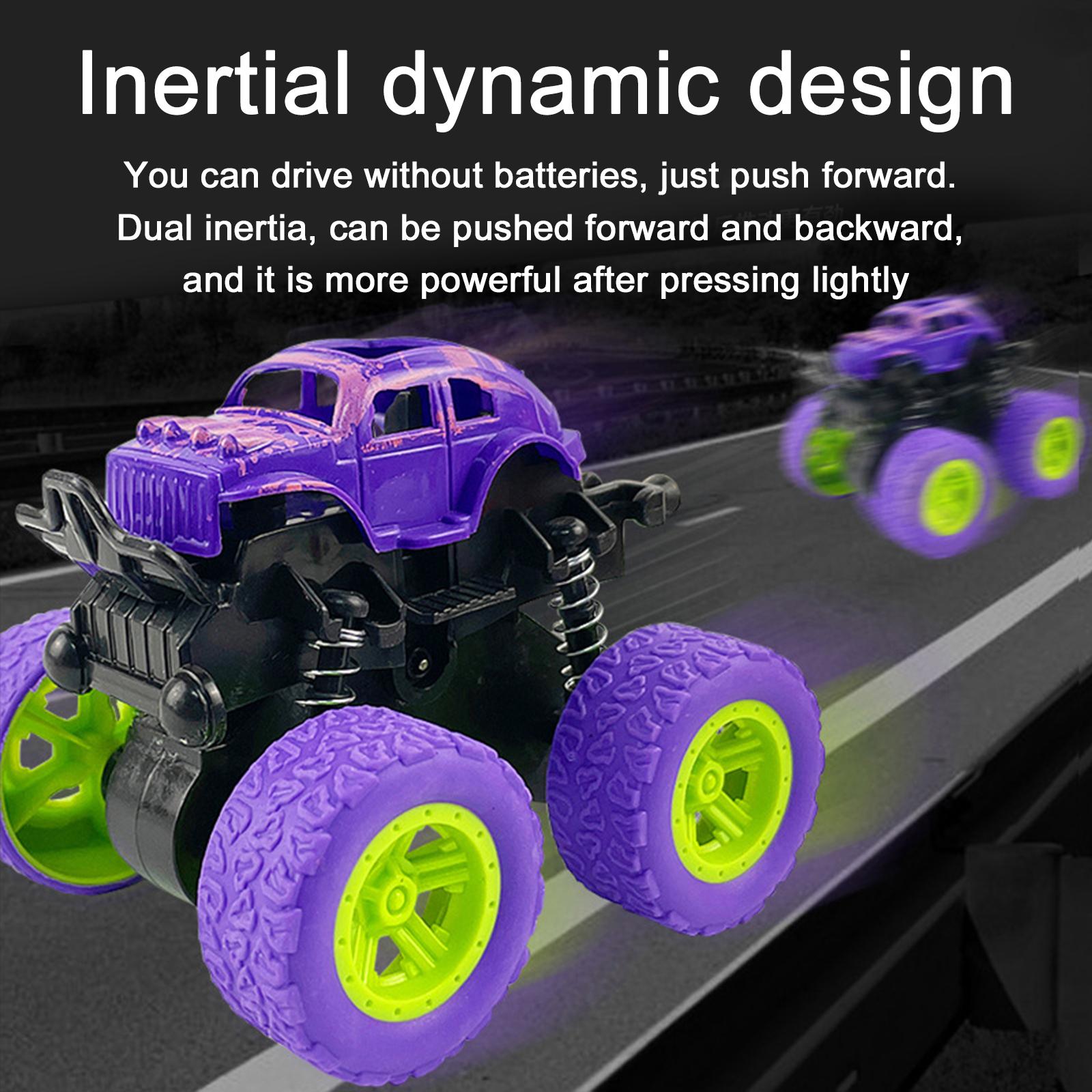 Игрушечный автомобиль Мини-инерционный внедорожник фиолетовый — фото 13
