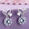 Korean Style Butterfly & Flower Stud Earrings for Women