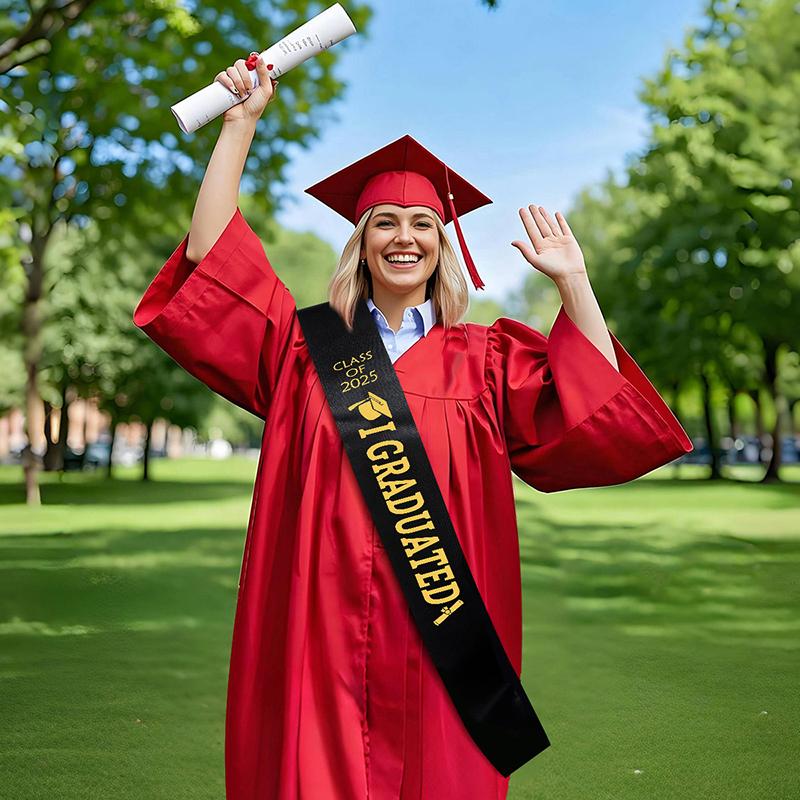 2025 Graduation Sash Class Of Graduation Congrate Grad Party Supply Graduation Party Decorations