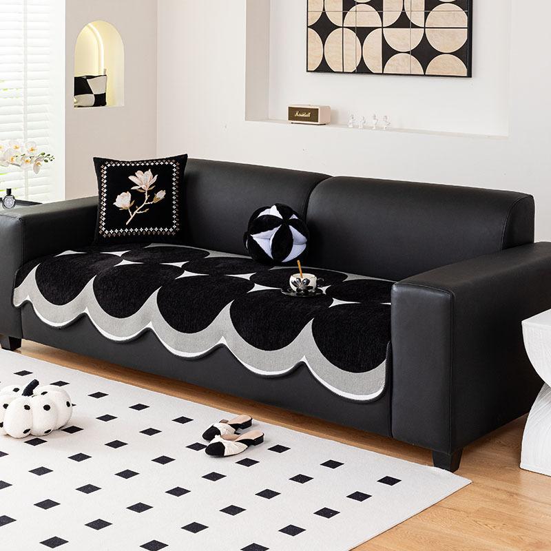 Irregular Special-Shaped Sofa Cushion Is Universal In All Seasons  New Straight-Row Sofa Non-Slip Chenille Sofa Cover Blanket
