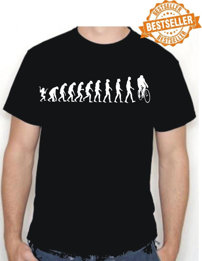 Evolution - CYCLING T-Shirt / Funny / Adam & Eve / BIRTHDAY / XMAS / S-XXL