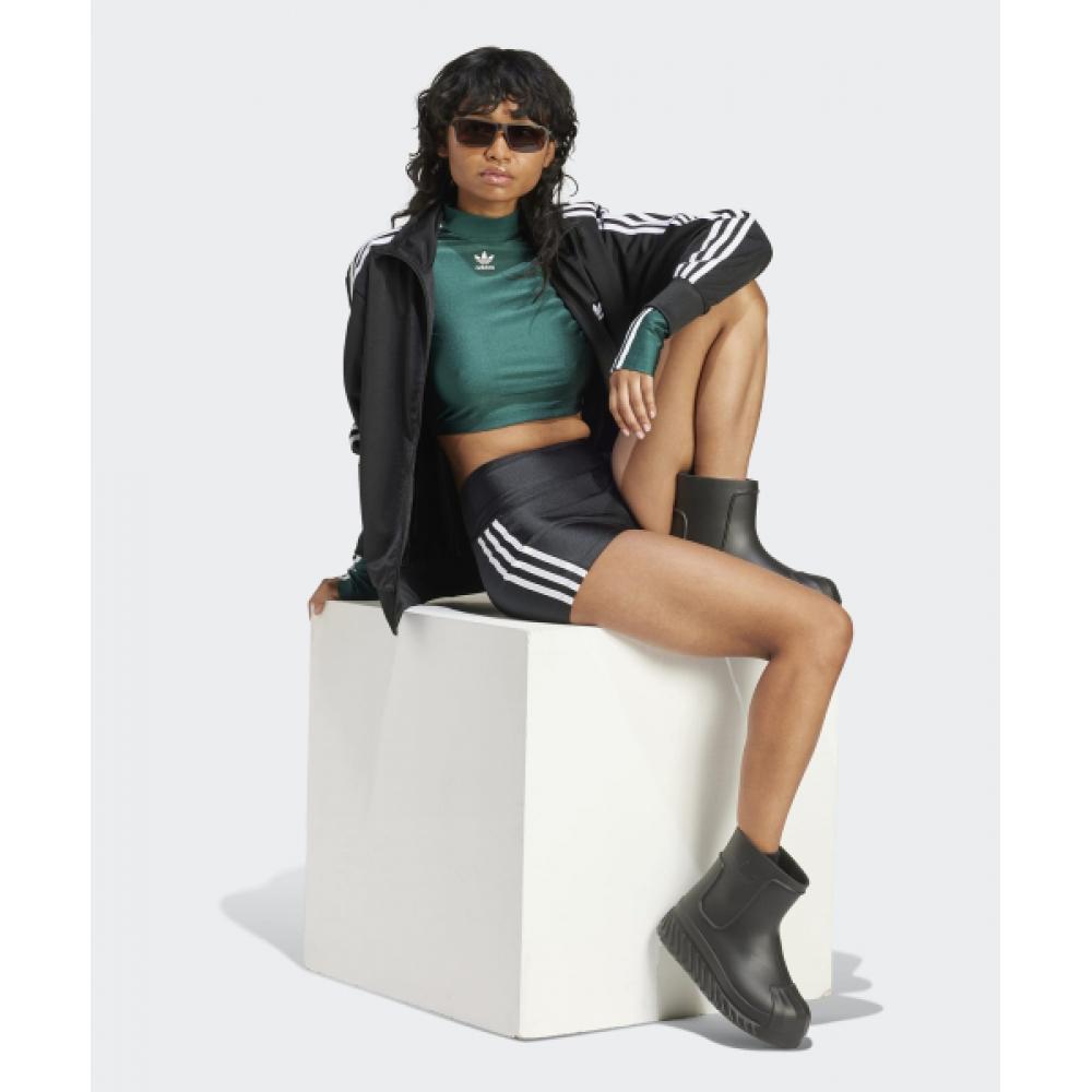 Adidas 3s Cropped Long Sleeve   Green Ir8136