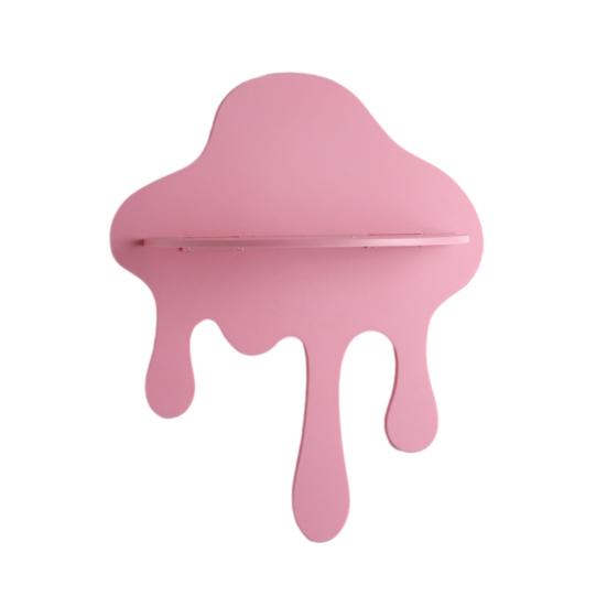 Cloud Floating Shelf Wall Mounted Shelf Decorative Small Cloud Floating Shelf for Potted Plants Figurines