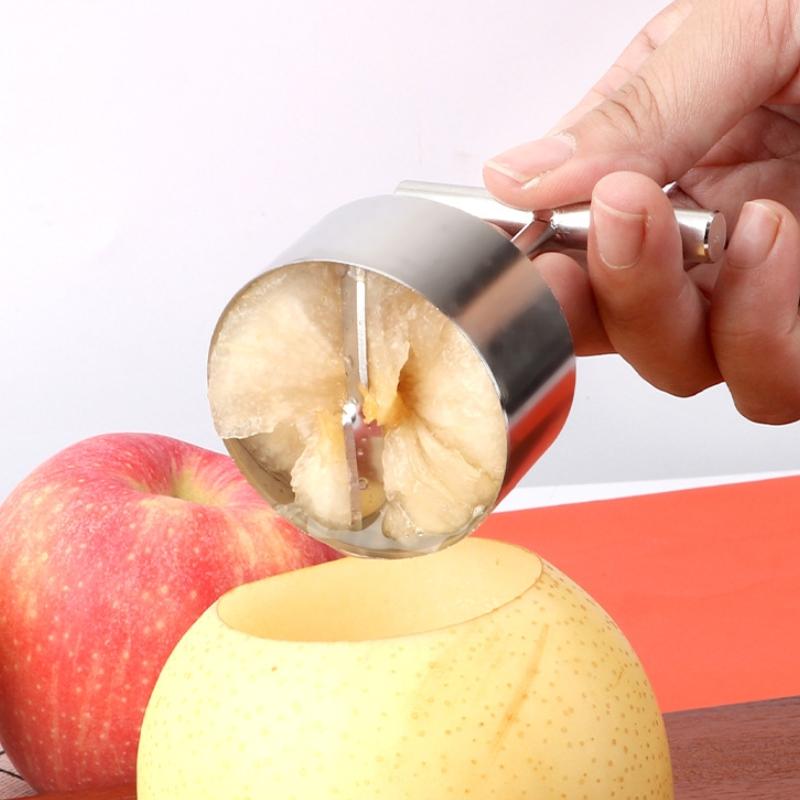 Fruit Core Digger Apple Pear Core Coring Cutter Stainless Steel Fruit Core Pitter Remover Separator for Kitchen Accessories