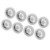 8pcs Luggage Wheel Covers Wr Proof Suitcase Wheel Covers  Ors for 5-6cm Diameter