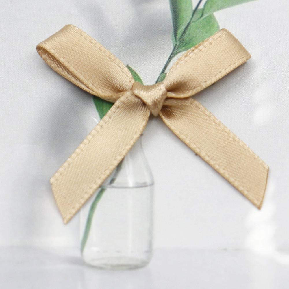 0,6 cm polyesterová stuha, ručně vázaná malá mašle, DIY oděvní doplňky, barevná popruhová mašle