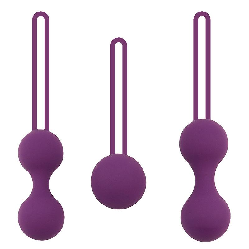 3pcs Silicone Vaginal Balls Sex Toys For Women Vagina Tighten Exercise Chinese Kegel Balls Vibrator Dumbbell Balls Anal Balls