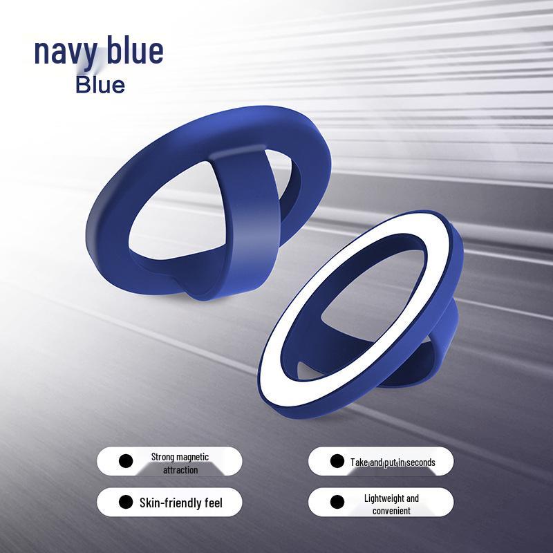 Magnetic Silicone Finger Ring Holder for iOS & Android - Universal Back Sticker Buckle