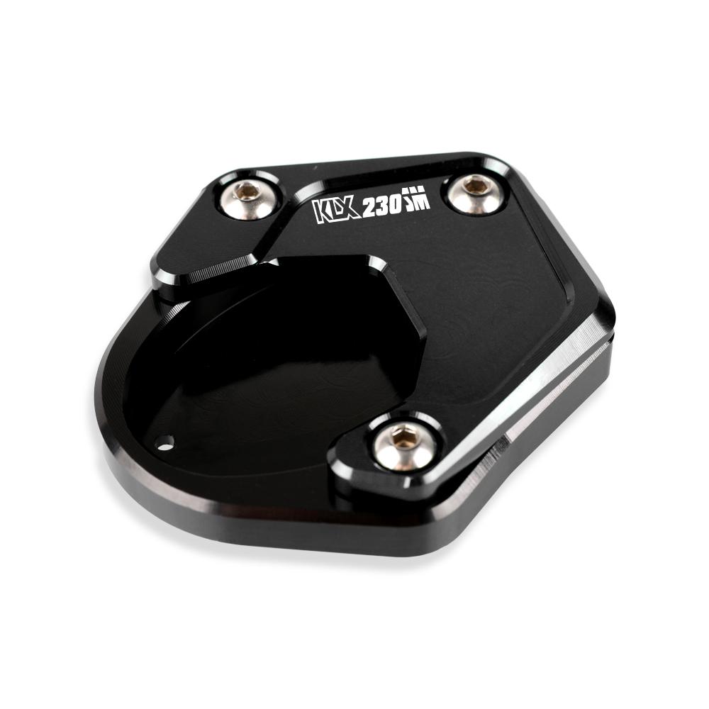 KLX230SM Motorcycles For Kawasaki KLX230SM 2023 Side Stand Pad Plate Kickstand Enlarger Support Extension Side Stand