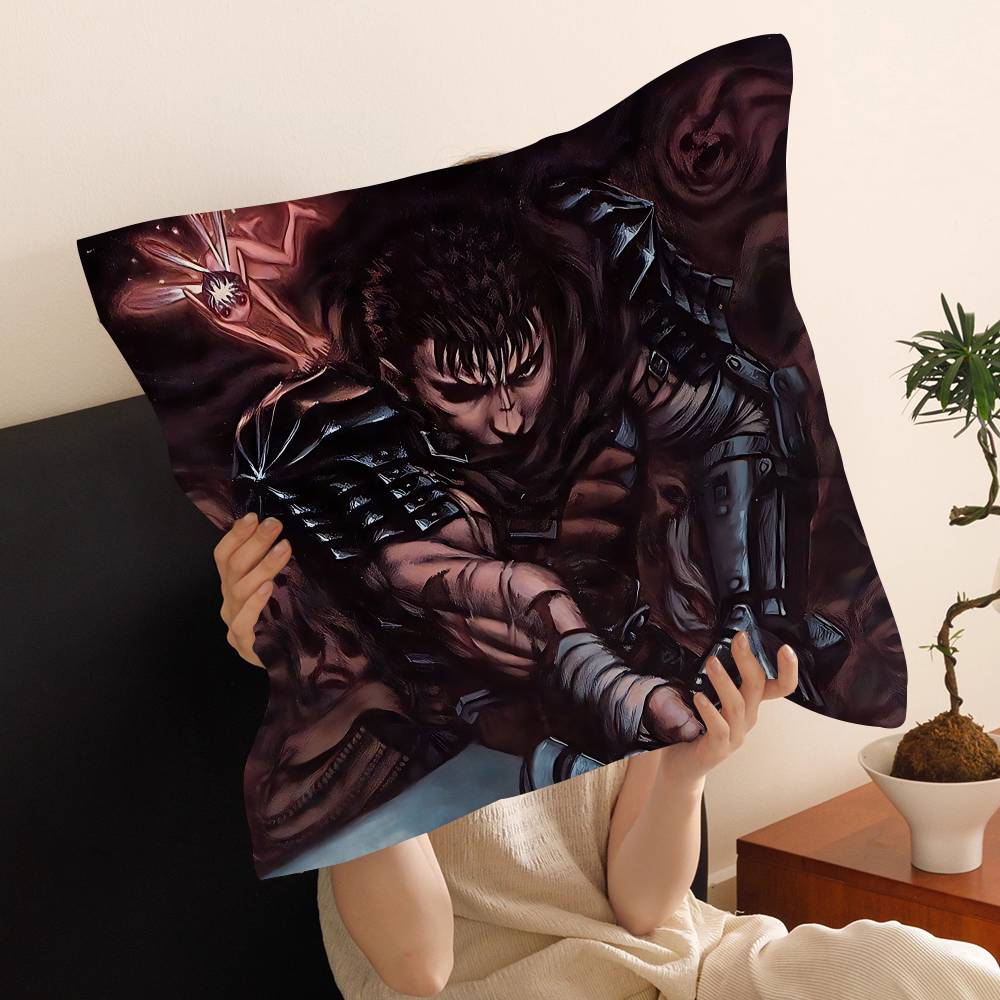 Anime B-berserk Pillow Gift Home Office Decoration Bedroom Sofa Car Cushion Cover Case 45x45
