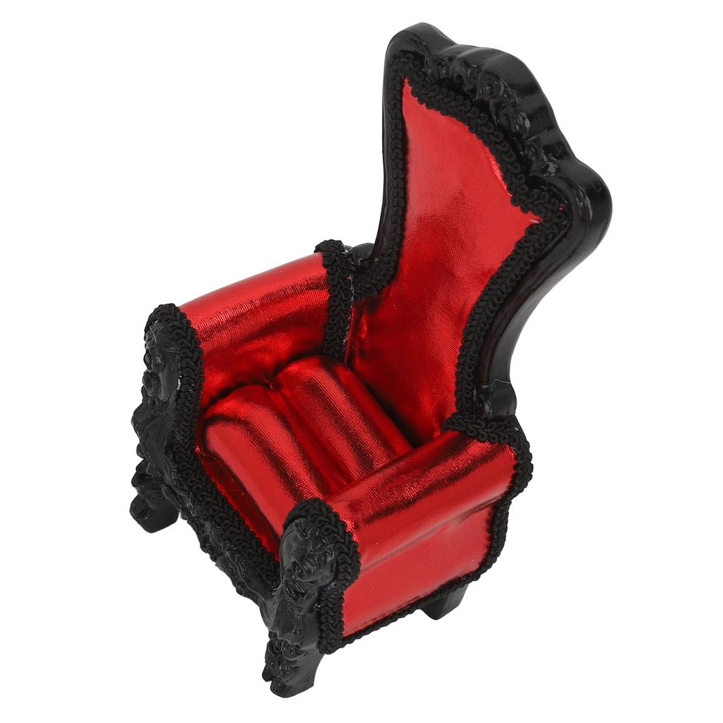 Sofa-förmiger Schmuckständer für Fingerringe, Ohrringe, Auslage für Schaufensterdekoration, Rot