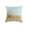 New Marine Animal Pillowcase Cartoon Hand-painted Shell Coral Starfish Linen Digital Print Hug Pillow