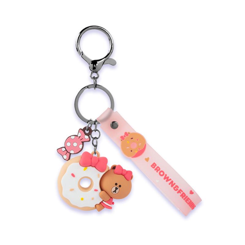 LINE FRIENDS Медвежонок Браун Брелок Джунгли Салли Брелок на Сумку