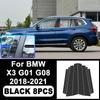 For BMW X3 G01 G08 2018- Piano Black B C Pillar Stickers, Easy Tall PC Window Trim Anti-Scratch Exterior Styling Parts