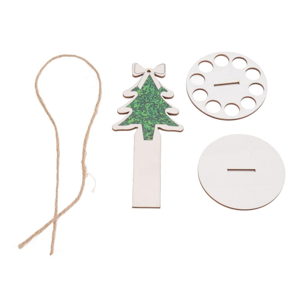 Madeira Natal Único Porta Dinheiro Bolo de Dinheiro Enfeites de Natal DIY Pequena Decoração