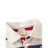 Trendy Children's Clothing Boys' Drop-Shoulder Short-Sleeved T-shirt Summer Kids Stripes Polo Shirt Baby Boy Lapel Half Sleeve Tops