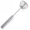 Hand Pressure Egg Beater Rotating Semi-Automatic Mixer Coffee Milk Mixing Egg Beater Hand Held Kitchen Baking Cooking Tools