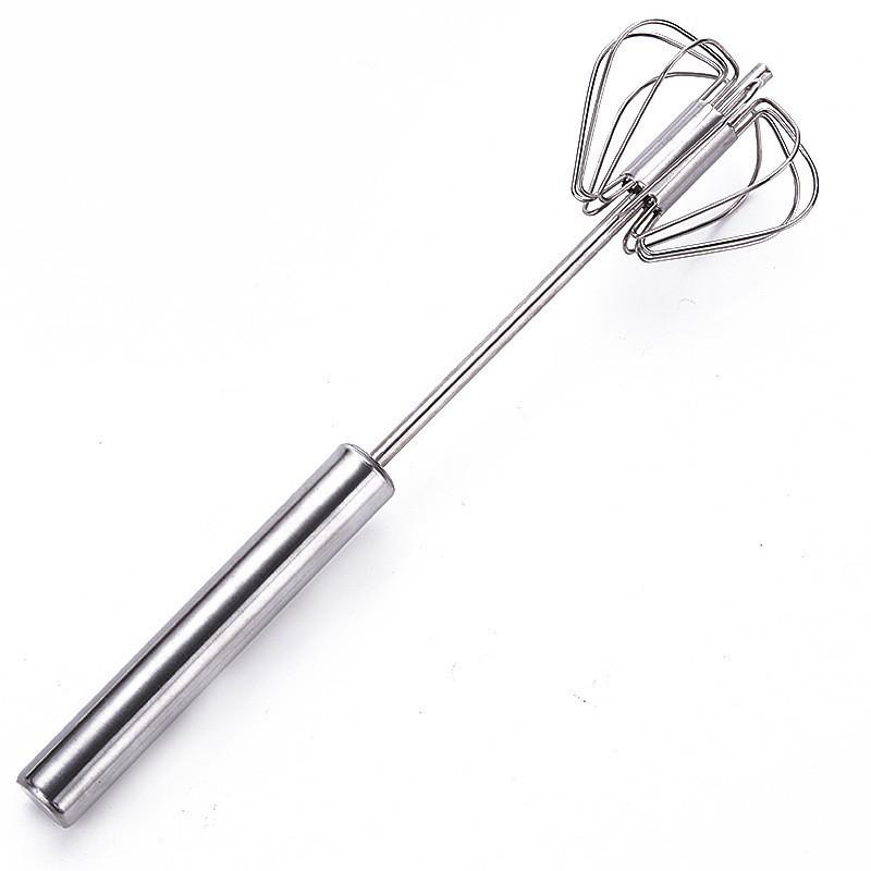 Hand Pressure Egg Beater Rotating Semi-Automatic Mixer Coffee Milk Mixing Egg Beater Hand Held Kitchen Baking Cooking Tools