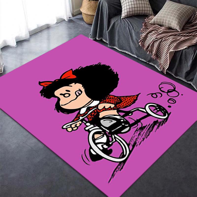 2025 Nieuw Mafalda Tapijt Vloerkleed voor Woonkamer Slaapkamer Huis Bank Decoratie, Kinderen Spelen Antislip Vloermat 79