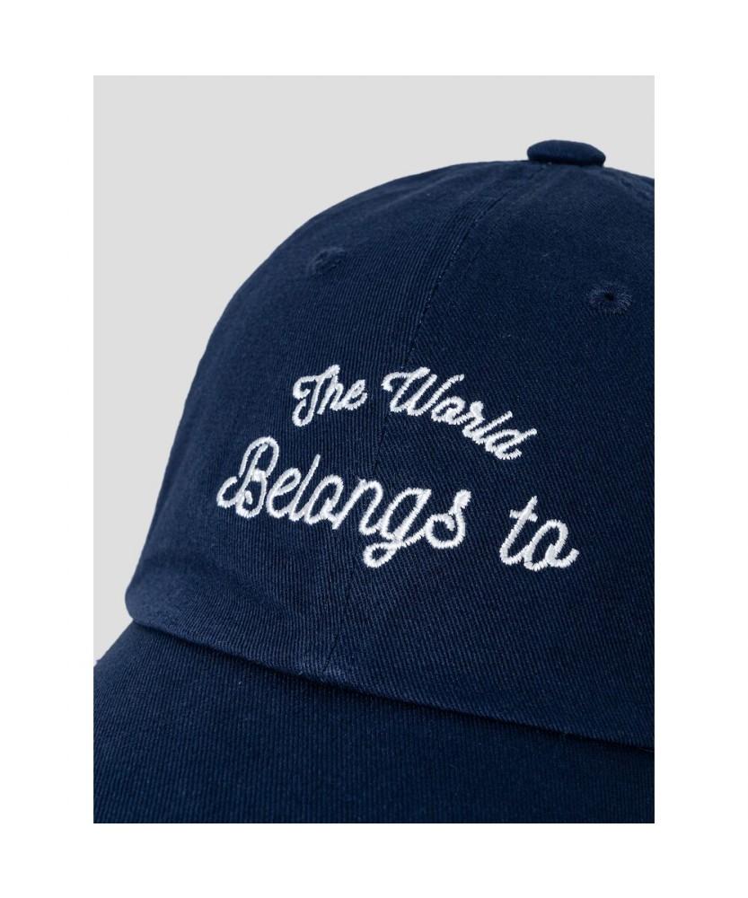 8SECONDS Two-Line Letter Ball Cap Navy