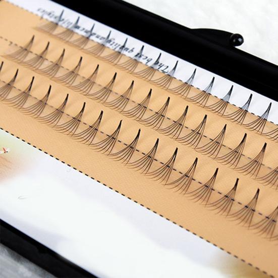 57 Pcs Individual FALSE Eye Lashes 8 10 12mm Black Eyelashes Extension Cluster