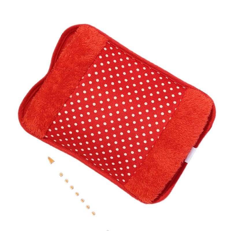 Wiederaufladbarer explosionsgeschützter elektrischer Handwärmer mit Kaninchenfell - Wärmflasche für Winterbettwäsche