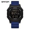 Sanda 9078: Luminous Waterproof Sports Watch for Teens and Adults with Alarm Feature