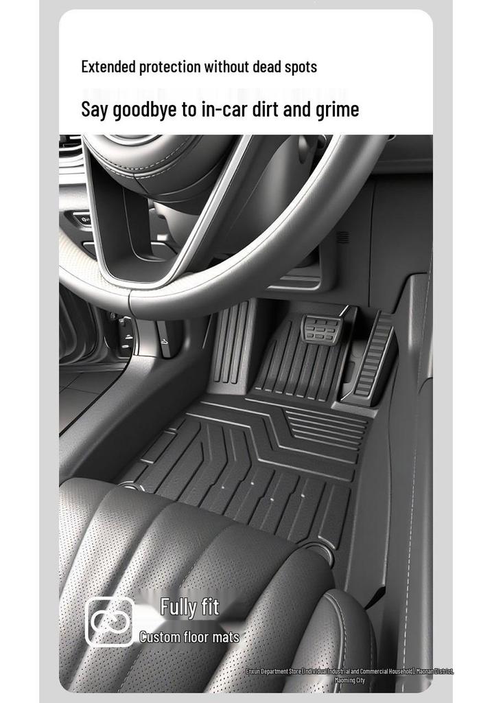 Hongqi H6 2023-2025 Full Coverage TPE Floor Mats - Interior Car Decor Accessories