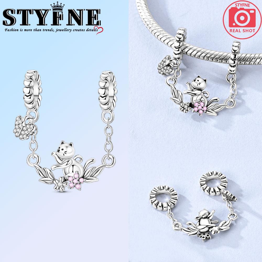 Copper Dreamy Bee Firefly Luminous Purple Butterfly Charms Beads Pendant For Original Bracelet Woman Girl Jewelry