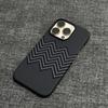 Kevlar pattern magnetic suction is suitable for iPhone16 skin-sensitive mobile phone case, Apple 15 carbon fiber pattern half pack, PC anti-drop cover