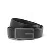 Wear Automatic Buckle Opening Two Layer Cowhide Belt for Business and Casual Men's Trendy Belt