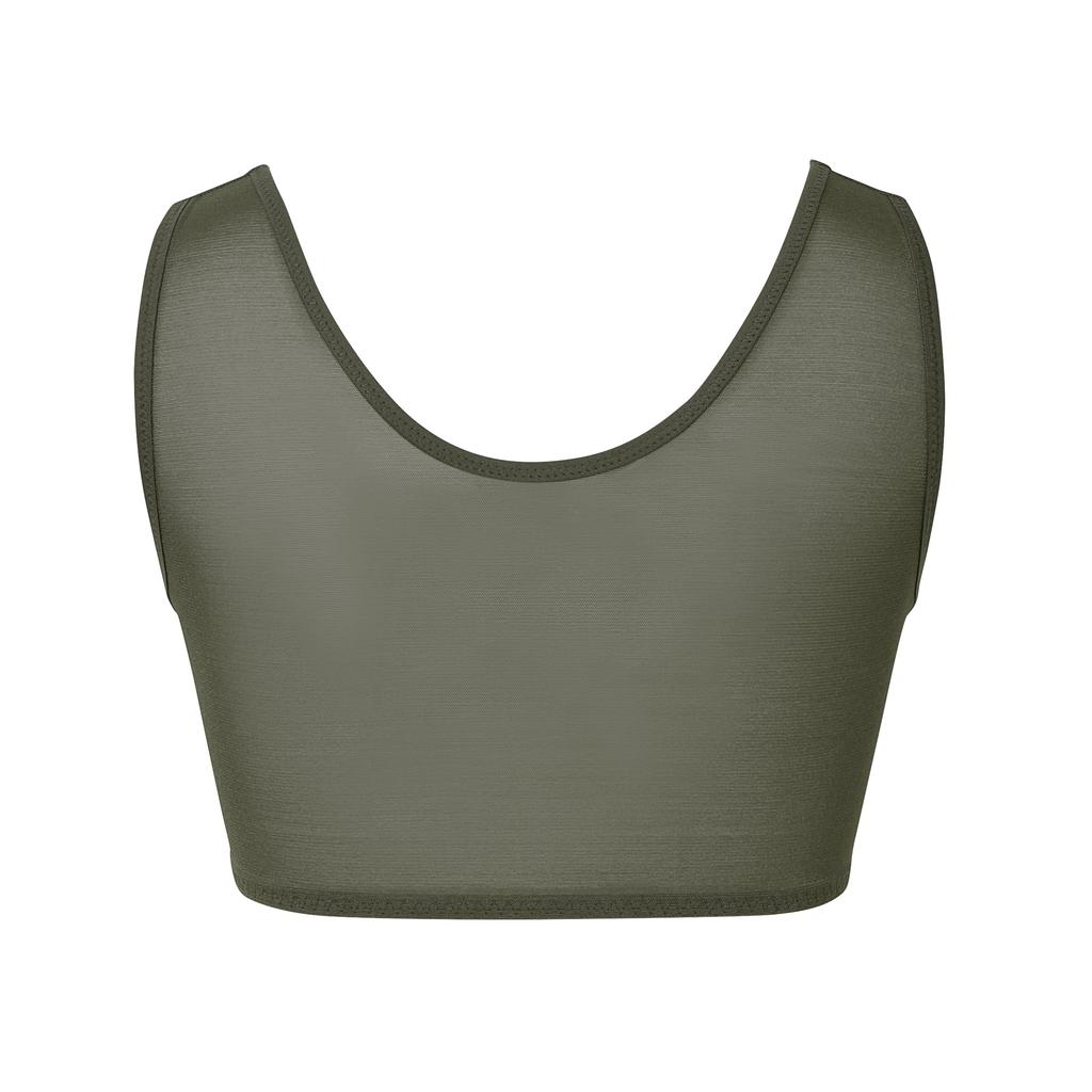 Bradelis New York Wireless Comfortable Size L Shapewear, Bust-Lifting Bra, 24, Khaki,