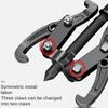 3/4/6Inch Three-Jaw Gear Puller Reversible Pulley Remover Tool Bearing Flywheel Removal Kit Heavy Duty Professional Grade