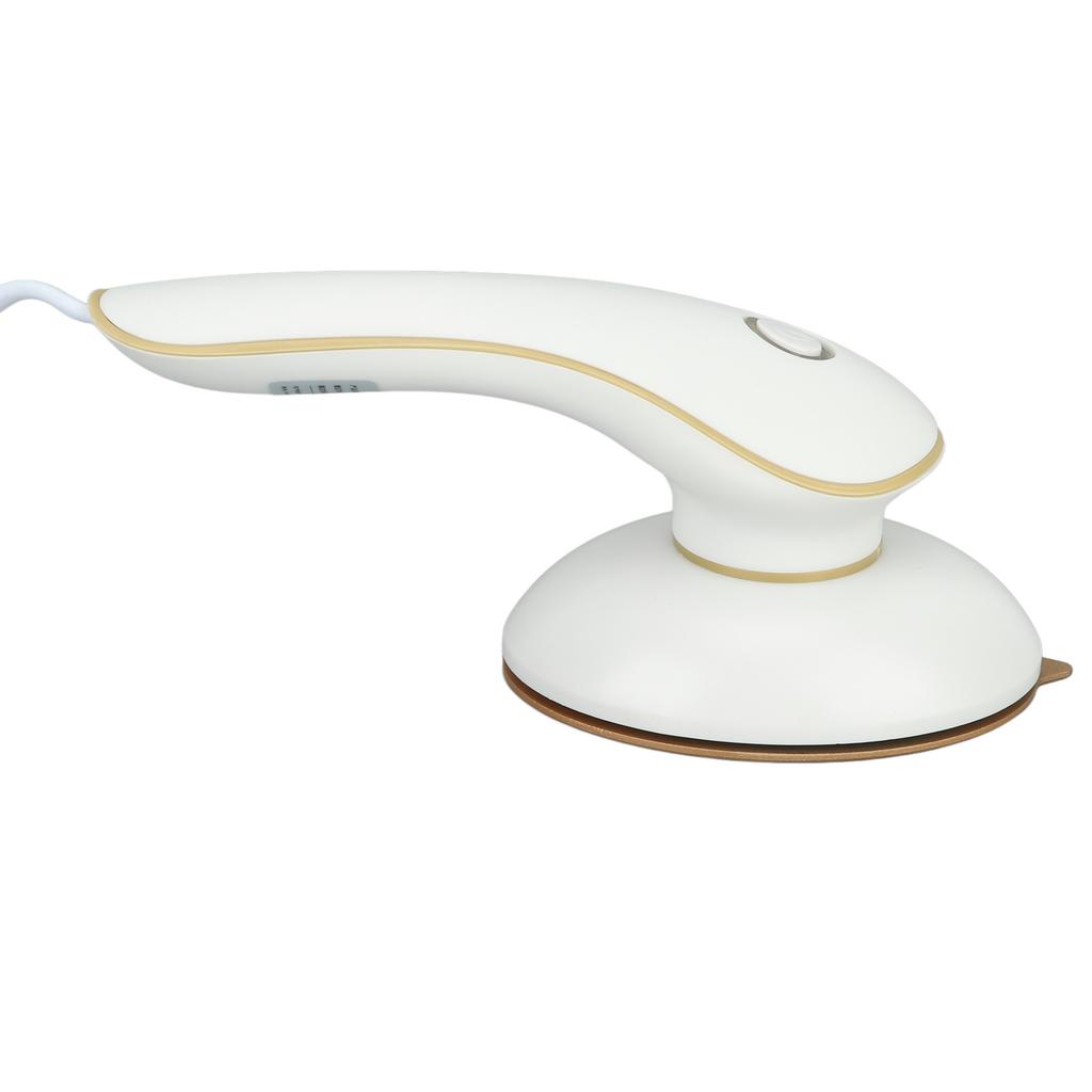 Mini Iron Portable Wet Dry Use Safe Small Handheld Steam Iron for Home Travel Dormitory White