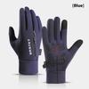 Winter Cycling Warm Gloves Men Outdoor Thick Warm Portable Pocket Full Finger Glove Touch Screen Waterproof Skiing Sports Gloves