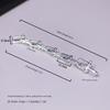 Sterling Silver European and American Trends Boutique Couple U-Shaped Bracelet
